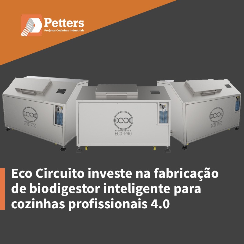 Eco Circuito investe na fabricação de biodigestor inteligente para cozinhas profissionais 4.0