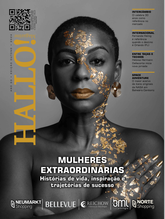 Carla Petters na revista HALLO.